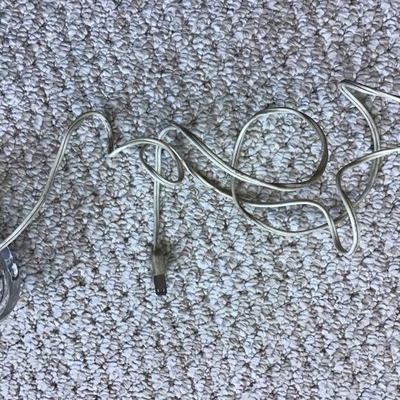 Vintage Clear Glass Wall Light Fixture - Antique Light - Restoration Light - Picture 3 of 7